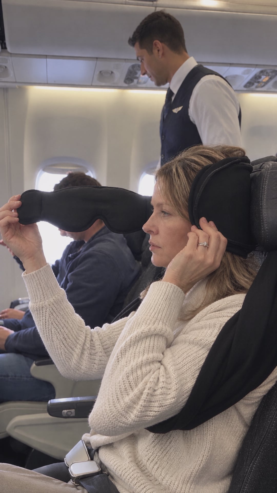 Getpuffsy in use on a long-haul flight